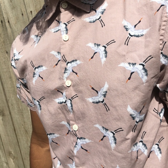 Cactusman Slim Fit Geese Button Down - Picture 3 of 6